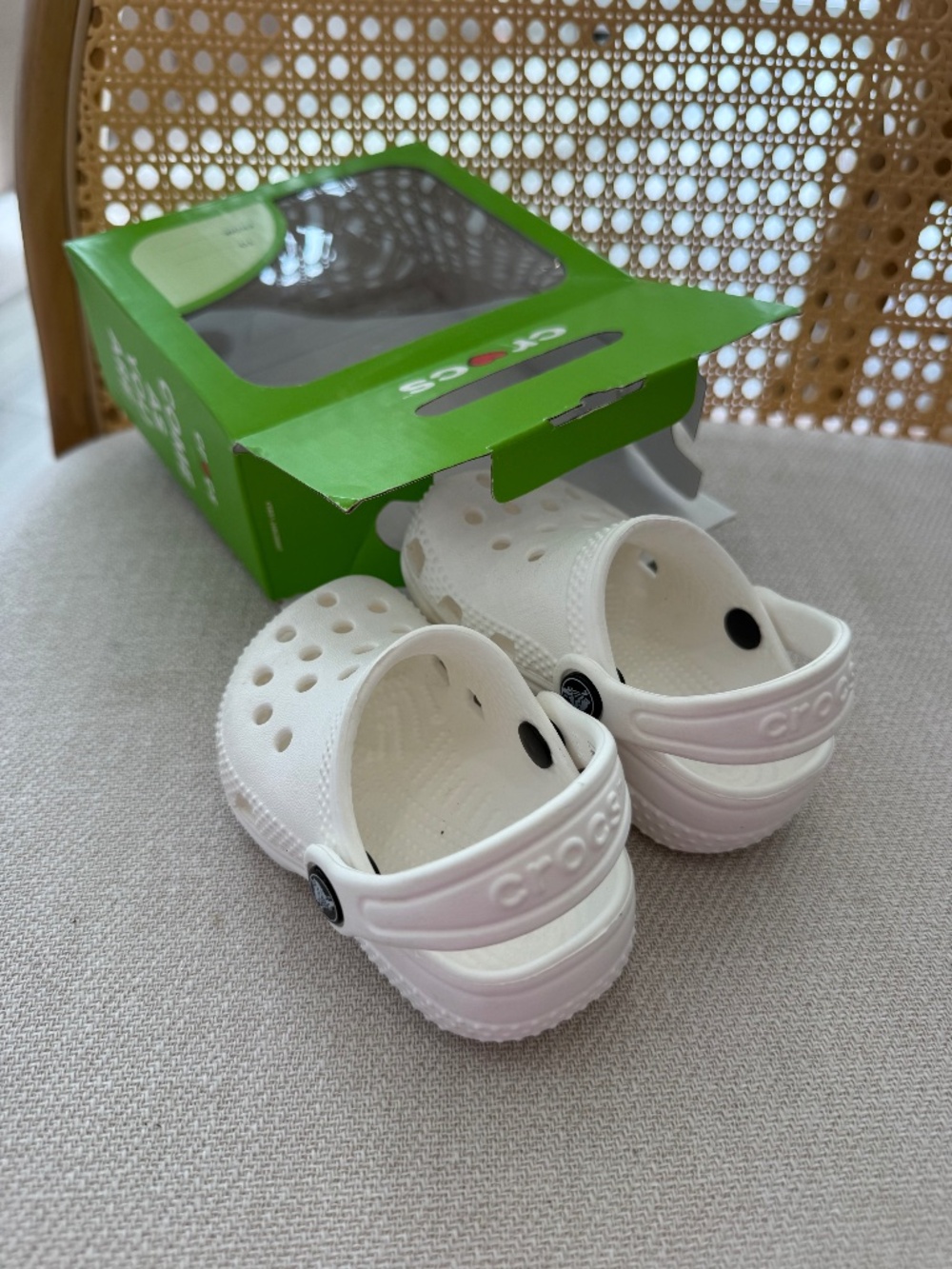 Baby White Crocs